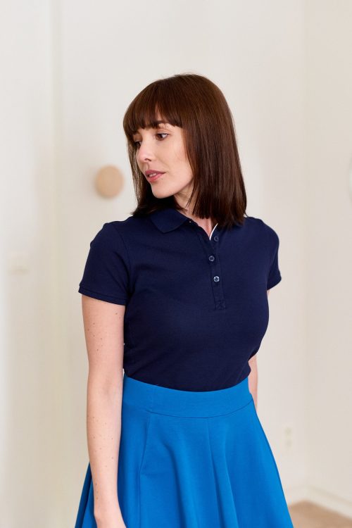 Bluzka Polo granatowa