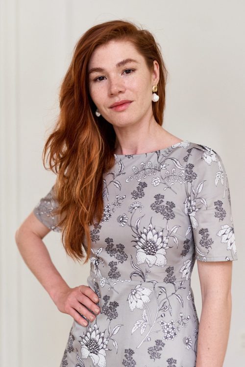 Sukienka Aerin Lutaria oliwkowa