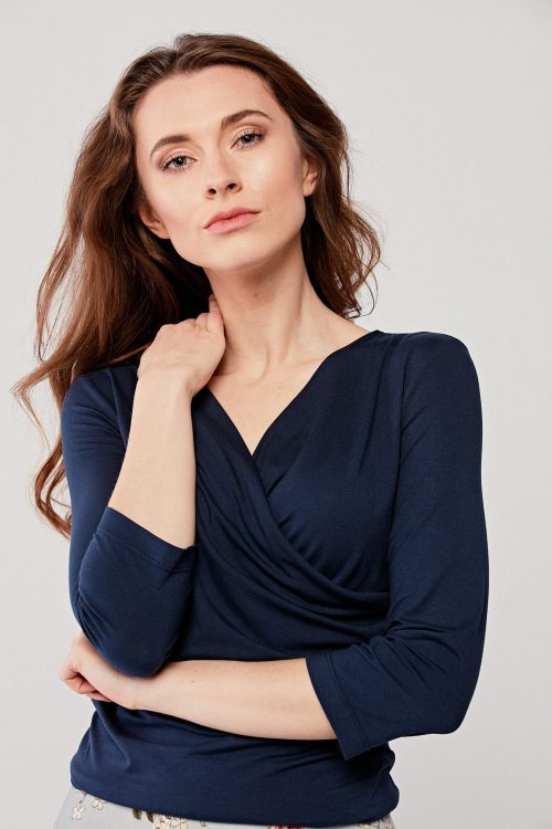 Bluzka Estera granatowa