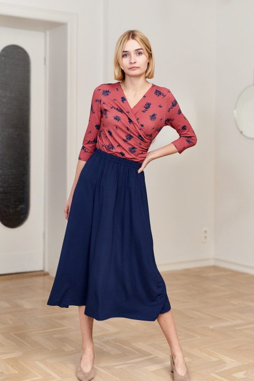 Spódnica Ariadna granatowa