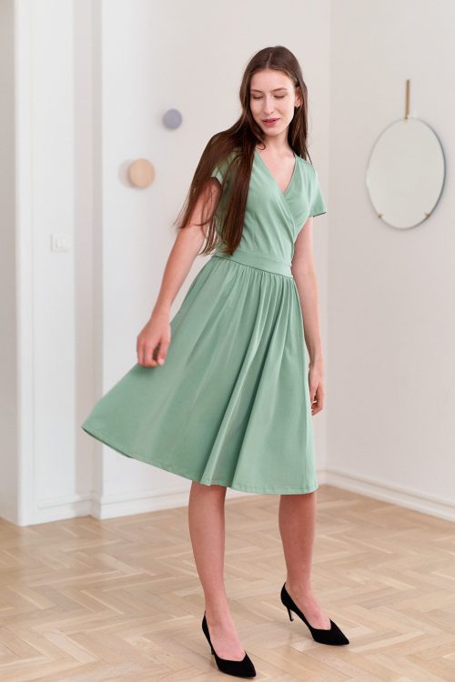 Sukienka Larissa jasnozielona
