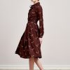 Sukienka Leandra Cavalos bordo