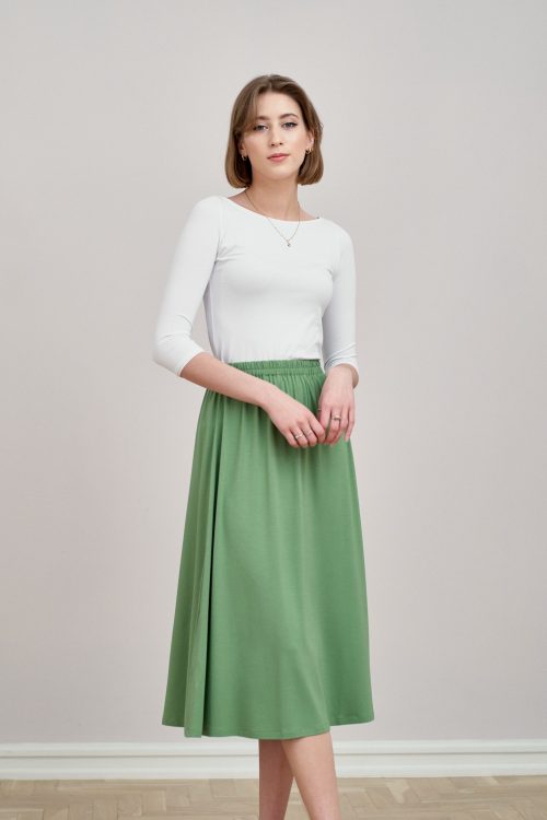 Spódnica Ariadna zieleń wiosenna