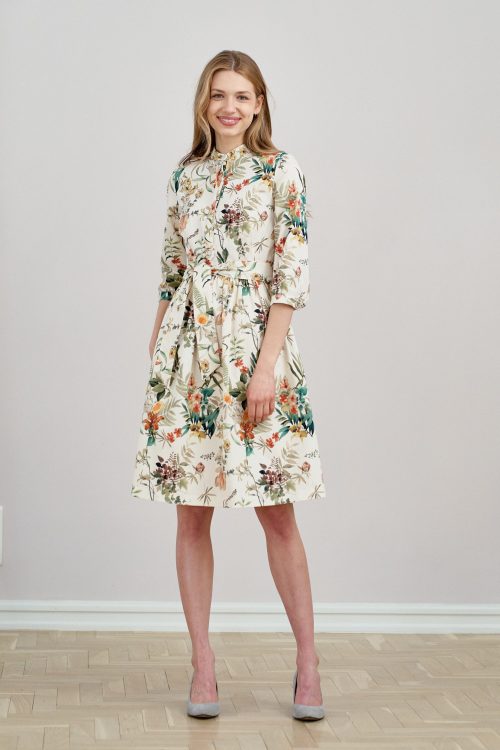 Sukienka Aglaia Luzula kremowa