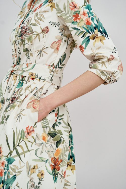 Sukienka Aglaia Luzula kremowa