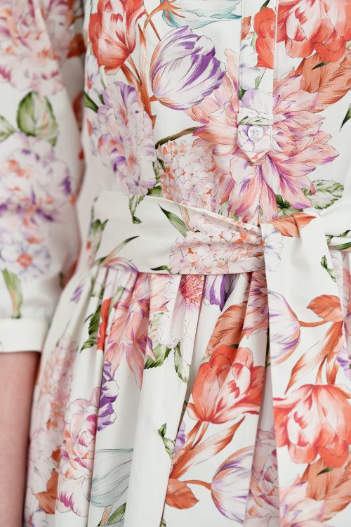 Sukienka Aglaia Paeonia różowa