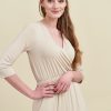 Sukienka Rita waniliowa