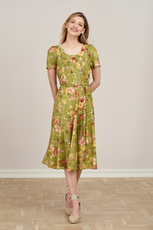 Sukienka Rosa Bouquet zielona