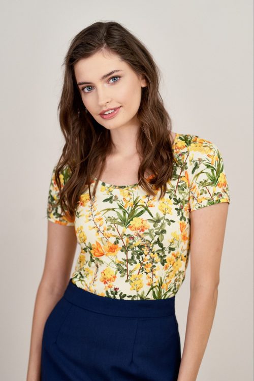 Bluzka Urania Prado kremowa