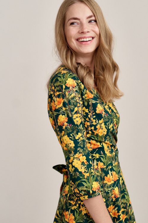 Sukienka Hermia Prado granatowa