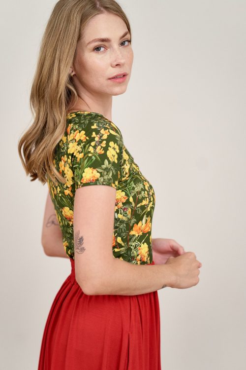 Bluzka Urania Prado ciemnozielona