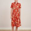 Sukienka Marina Bouquet czerwona