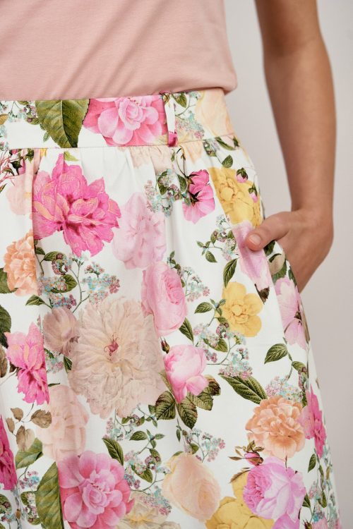 Spódnica Helle Albertiana kremowa