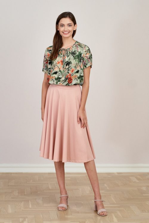 Spódnica Farin mglisty róż