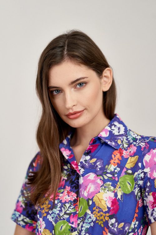 Sukienka Marina Aquarelle niebieska