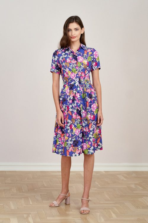 Sukienka Marina Aquarelle niebieska