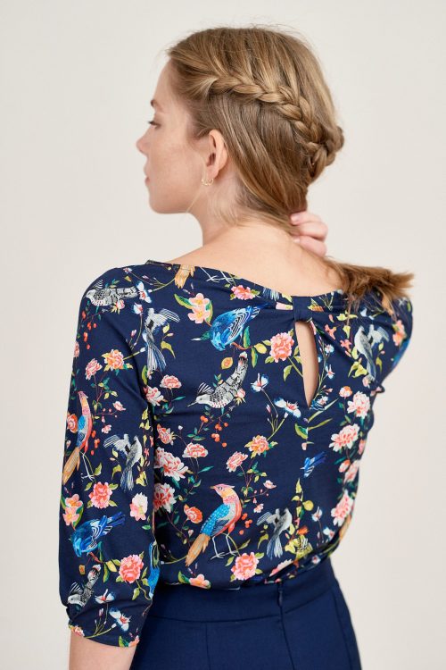 Bluzka Primula Aves granatowa