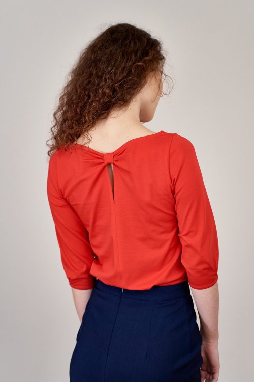 Bluzka Primula czerwień rubinowa