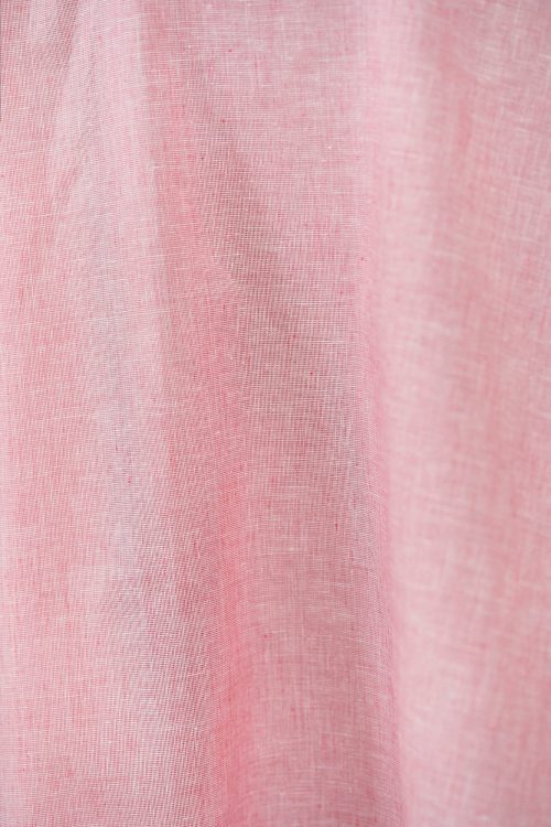 Spódnica Carissa bawełna z lnem różowa