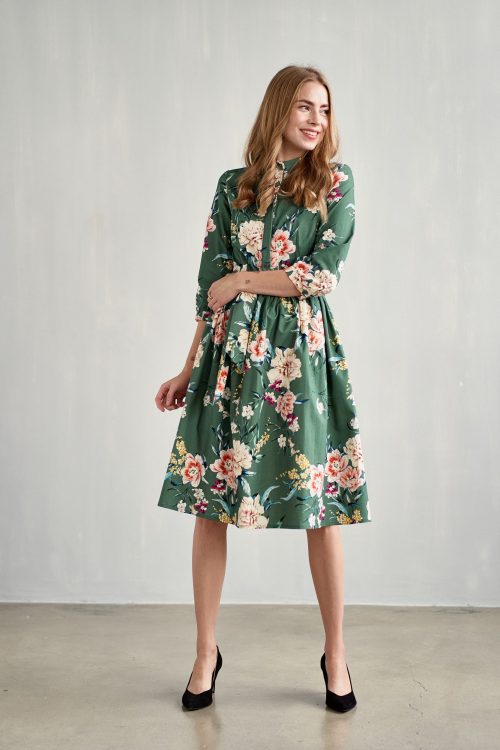 Sukienka Aglaia Allamanda zielona