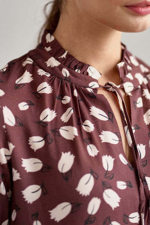 Sukienka Fringilla Campanis brązowa