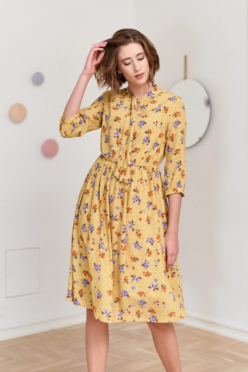 Sukienka Noelia Nisoria żółta