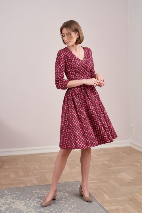 Sukienka Larissa Meduana różowa