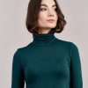 Golf Frida butelkowa zieleń – mikromodal