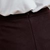 Spódnica Driada czekoladowy brąz wełna