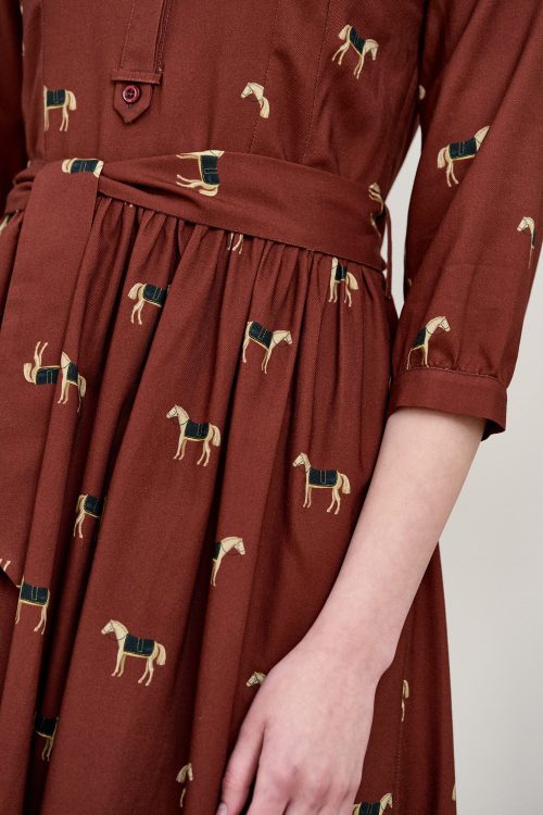 Sukienka Aglaia Cavalos ciemna czerwień