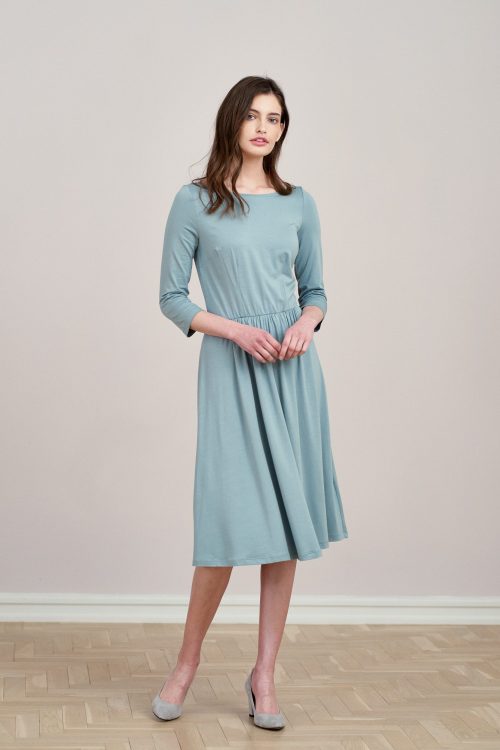 Sukienka Limosa jasnomiętowa mikromodal