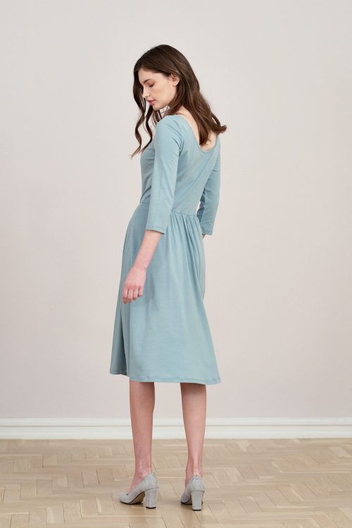Sukienka Limosa jasnomiętowa mikromodal