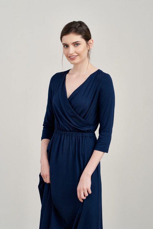 Sukienka Rita Black Iris mikromodal