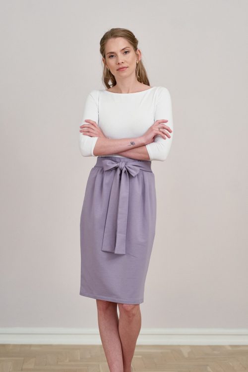 Spódnica Guarea ametystowa