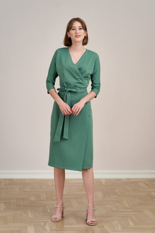 Sukienka Filomena zieleń prowansalska