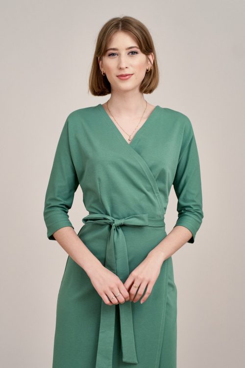 Sukienka Filomena zieleń prowansalska