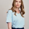 Bluzka Silvia błękitna mikromodal