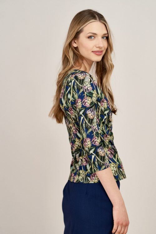 Bluzka Estera Cynarae granatowa