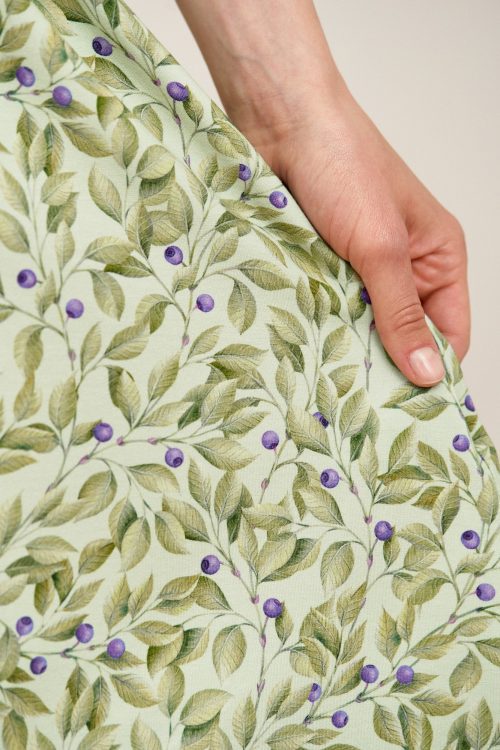 Sukienka Emelina Sapidae zielona krótki rękaw