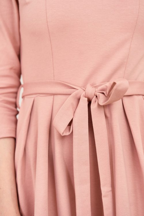 Sukienka Anastazja pąsowy róż