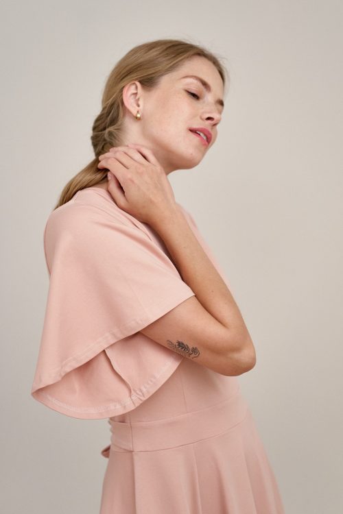 Sukienka Eudora mglisty róż