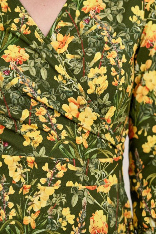 Sukienka Hermia Prado ciemnozielona